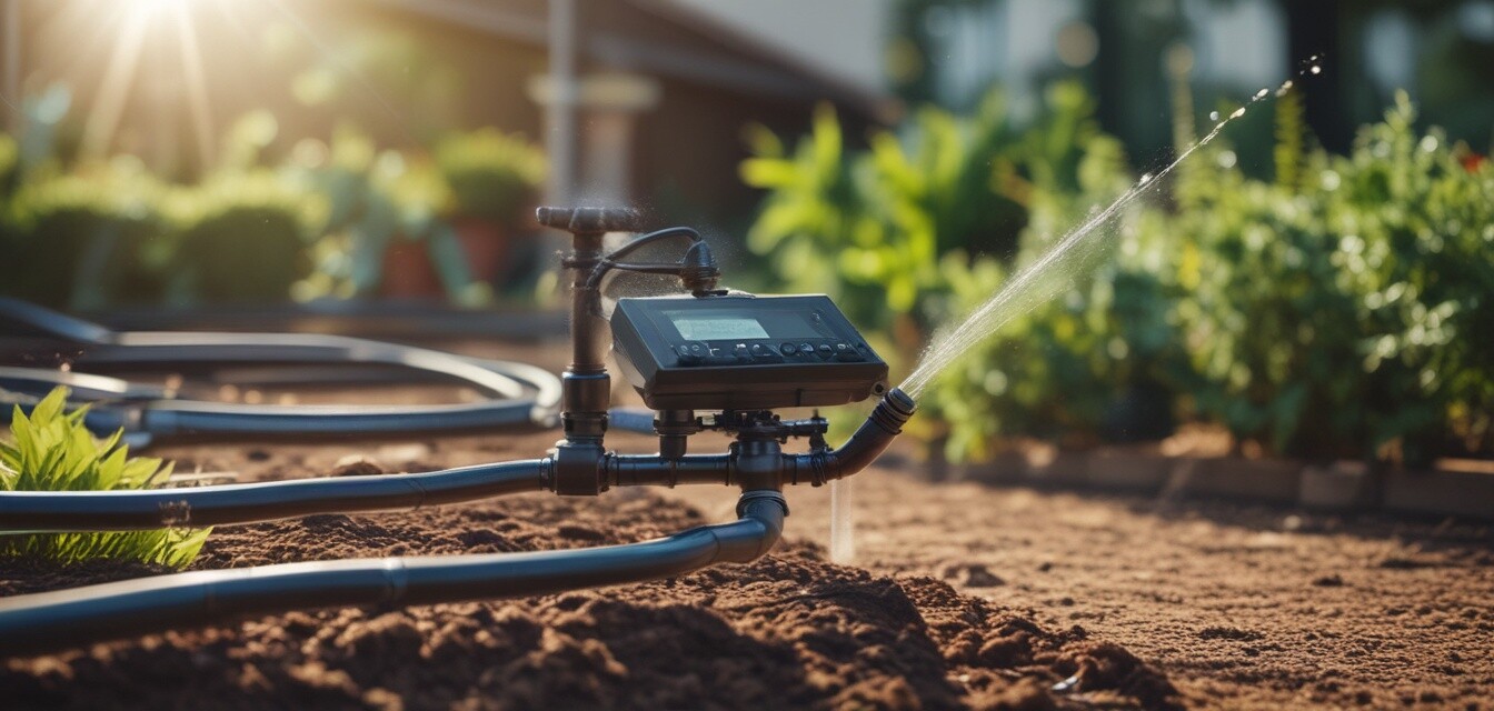 Smart irrigation system installation