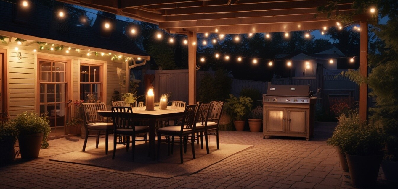 Smart outdoor lighting for security